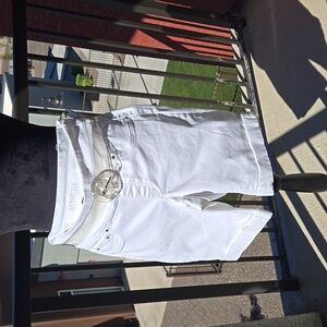 Sound Style White Jort Bermudas